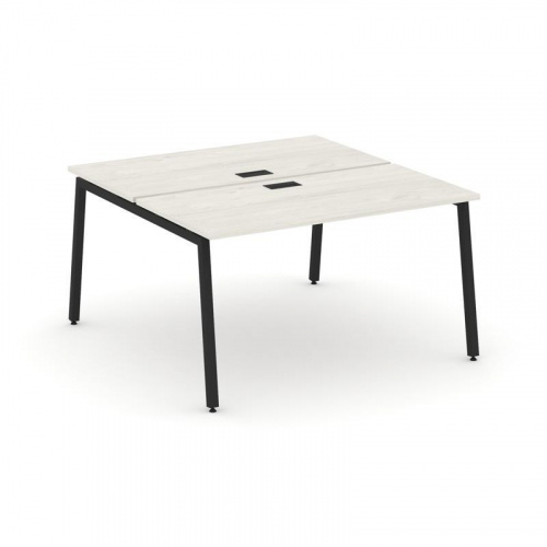 Style Project Рабочая станция 2-х сторон. SN-4A.DRS-013 Вяз Благородный/Металл Белый 1380*1432*750 фото 11