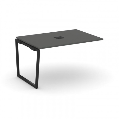 Style Project Проходной наб. элем. перег. стола SN-4T2.NSPRG-002 Акация Лорка/Металл Антрацит/Заглуш фото 7