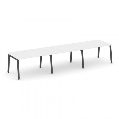 Style Project Стол переговорный SN-5A.SPRG-023.3 Дуб Наварра/Металл Белый 4410*980*750 фото 21