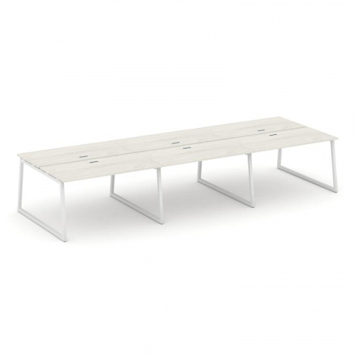 Style Project Рабочая станция 2-х сторон. SN-4T1.DRS-081 Акация Лорка/Металл Антрацит/Заглушка Пласт фото 18