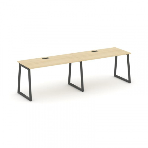 Style Project Рабочая станция 1 сторон. SN-4T1.ORS-014 Акация Лорка/Металл Антрацит/Заглушка Пластик фото 28