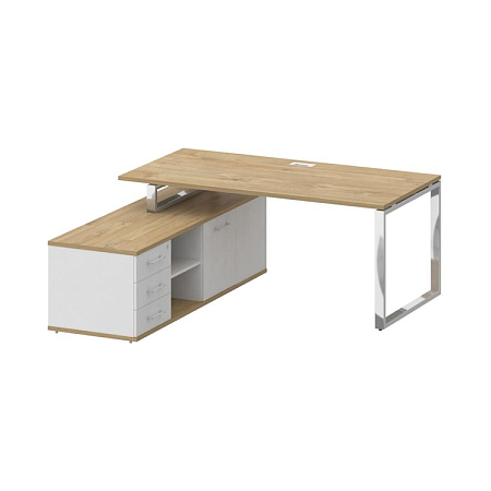 Стол руководителя (С опорной греденцией) Шифт SK.SRG-180 (L)