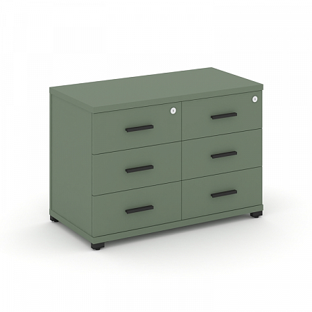 Тумба приставная с 6 ящиками Concept CN.TSP-007 B