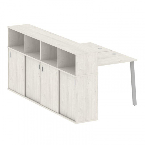 Бенч-система с шкафом-купе на А-обр. м/к Metal System БА.РС-СШК-4.1