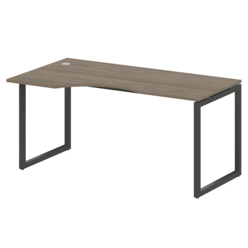 Стол криволинейный левый на О-обр. м/к Metal System Quattro 40БО.СА-1 (L)