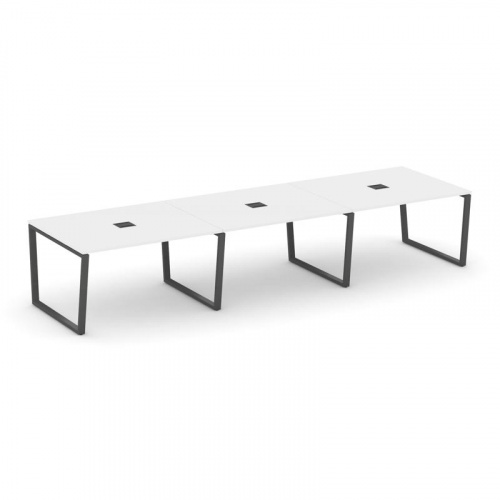 Style Project Стол переговорный SN-6T2.SPRG-053 Акация Лорка/Металл Антрацит/Заглушка Металл Антраци фото 26