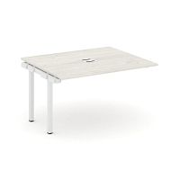 Style Project Проходной наб. элем. перег. стола SN-5P.NSPRG-032 Дуб Наварра/Металл Белый 1180*1180*7