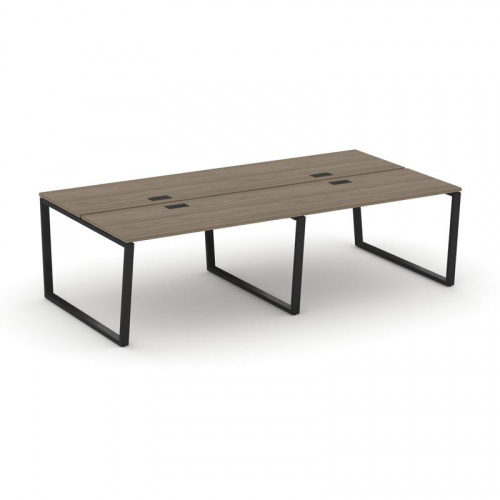 Style Project Рабочая станция 2-х сторон. SN-6T2.DRS-034 Акация Лорка/Металл Антрацит/Заглушка Пласт фото 9