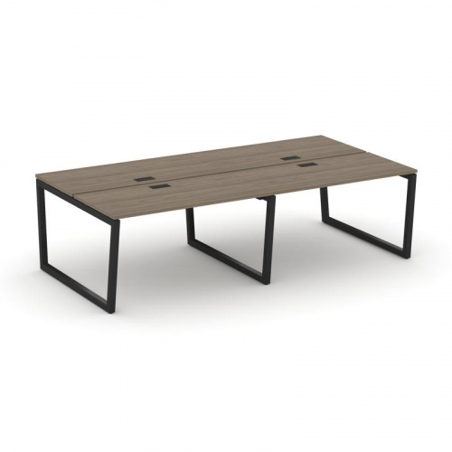 Style Project Рабочая станция 2-х сторон. SN-5T2.DRS-032 Акация Лорка/Металл Антрацит/Заглушка Пласт фото 6