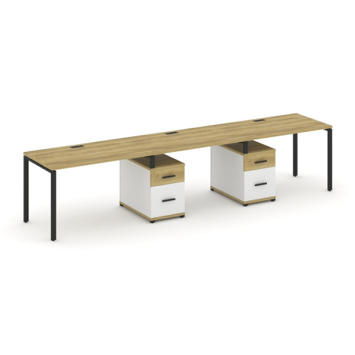 Бенч-система на 3 места с 2 опорными тумбами Concept CN.ORS-338 фото 6