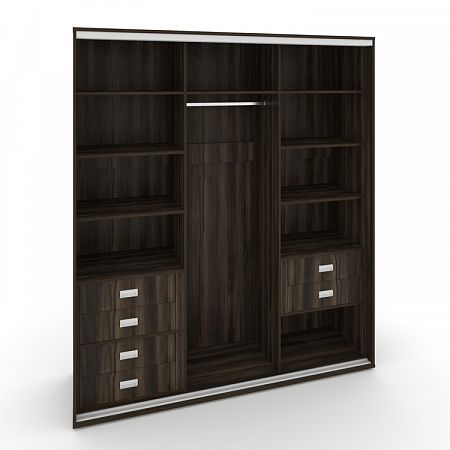 Корпус 3-х секционного шкафа высокого L=2669мм Maris SH.K3-8.1 K7