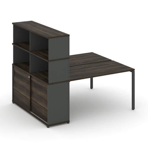 Бенч-система с опорным шкафом-купе с надставкой Concept CN.DRS-243 фото 3