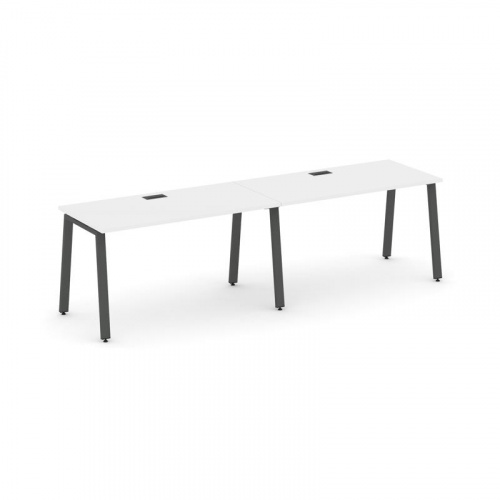 Style Project Рабочая станция 1 сторон. SN-6A.ORS-014 Акация Лорка/Металл Белый 3160*700*750 фото 24