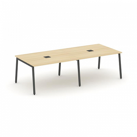 Style Project Стол переговорный SN-4A.SPRG-043 Акация Лорка/Металл Антрацит 2760*1180*750