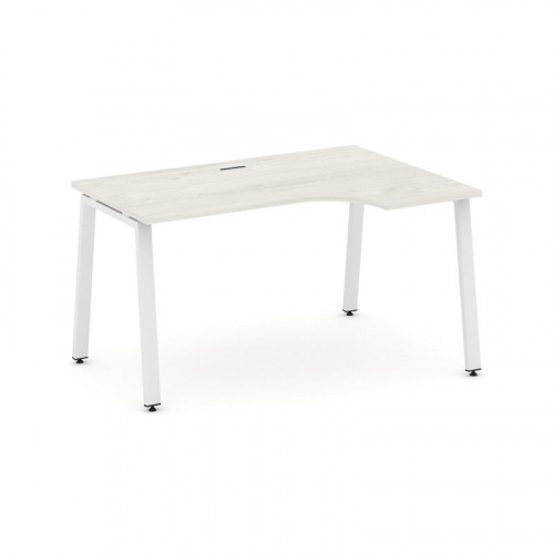 Style Project Стол рабочий эргоном. SN-6A.SPA-002(R) Антрацит/Металл Антрацит 1580*600/980*750 фото 26