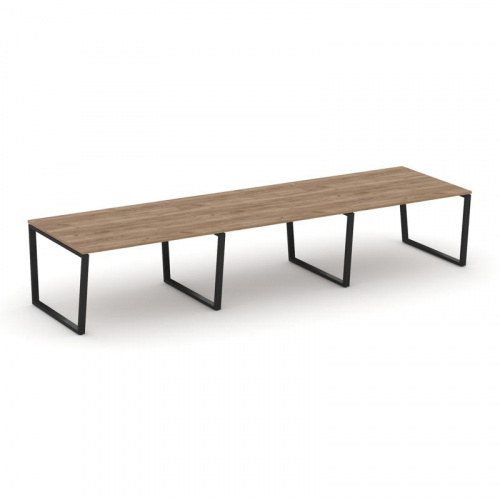 Style Project Стол переговорный SN-6T2.SPRG-054.3 Акация Лорка/Металл Антрацит 4740*1180*750 фото 5
