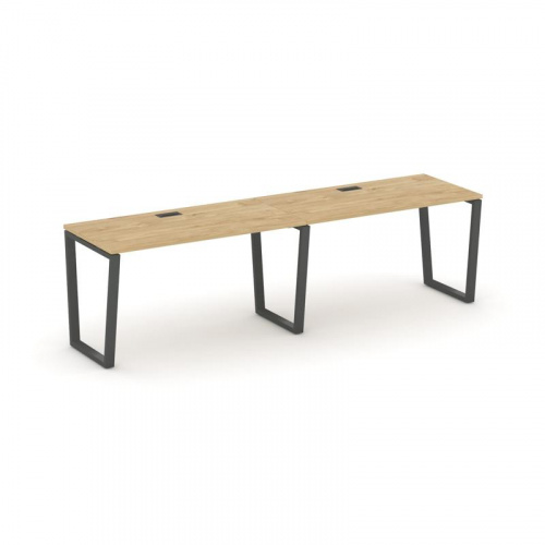 Style Project Рабочая станция 1 сторон. SN-6T2.ORS-023 Акация Лорка/Металл Антрацит/Заглушка Пластик фото 22