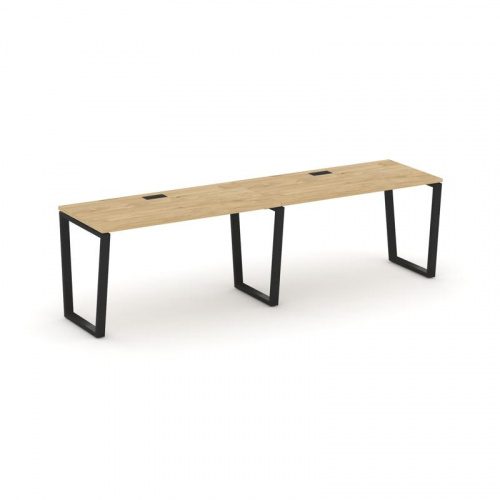 Style Project Рабочая станция 1 сторон. SN-6T2.ORS-023 Акация Лорка/Металл Антрацит/Заглушка Пластик