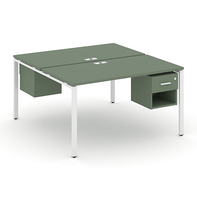 Бенч-система на 2 места с подвесными тумбами Concept CN.DRS-118