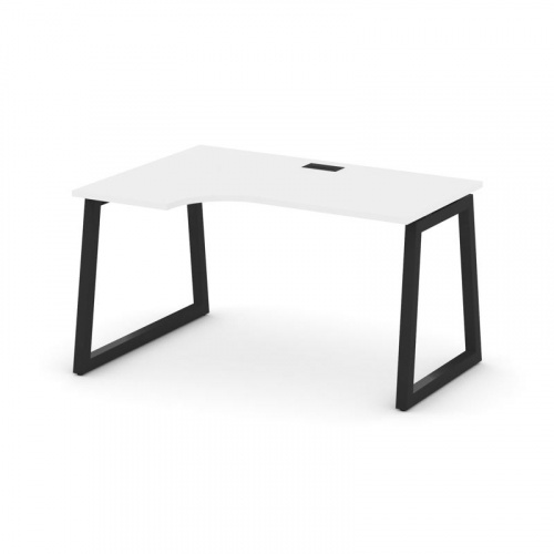 Style Project Стол рабочий эргоном. SN-5T1.SPA-022(L) Акация Лорка/Металл Антрацит/Заглушка Пластик фото 4