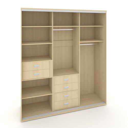 Корпус 3-х секционного шкафа высокого L=2669мм Maris SH.K3-8.1 K6