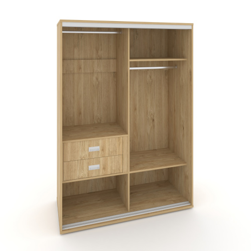 Корпус 2-х секционного шкафа низкого L=1400мм Maris SH.K2-4.2 K4 фото 2