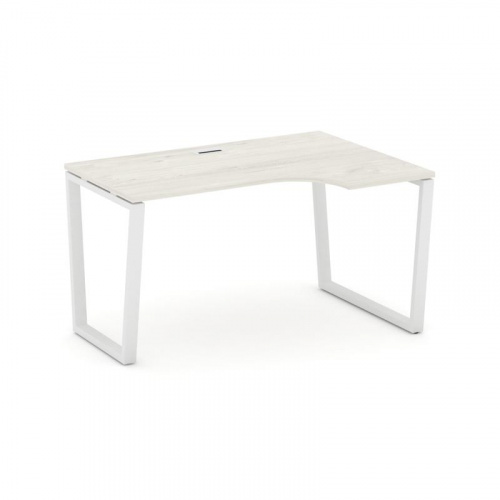 Style Project Стол рабочий эргоном. SN-6T2.SPA-001(R) Акация Лорка/Металл Антрацит/Заглушка Пластик фото 13