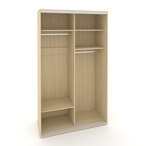 Корпус 2-х секционного шкафа высокого L=1300мм Maris SH.K2-3.1 K1