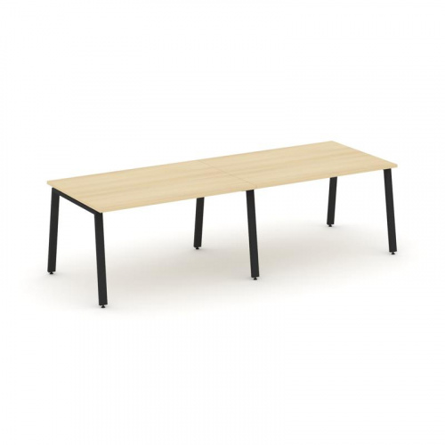 Style Project Стол переговорный SN-6A.SPRG-011.3 Тиквуд Светлый/Металл Антрацит 1960*980*750 фото 3