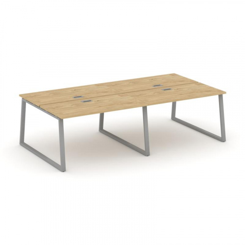 Style Project Рабочая станция 2-х сторон. SN-6T1.DRS-052 Акация Лорка/Металл Антрацит/Заглушка Пласт фото 2