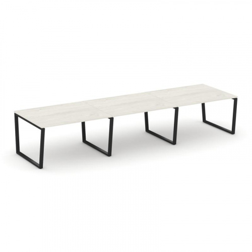 Style Project Стол переговорный SN-6T2.SPRG-054.3 Акация Лорка/Металл Антрацит 4740*1180*750 фото 4