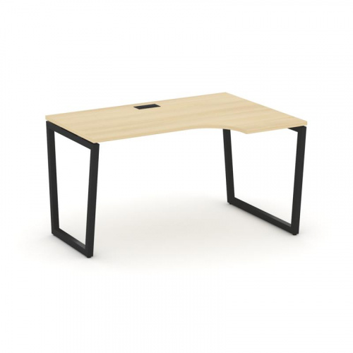 Style Project Стол рабочий эргоном. SN-4T2.SPA-022(R) Акация Лорка/Металл Антрацит/Заглушка Пластик фото 19