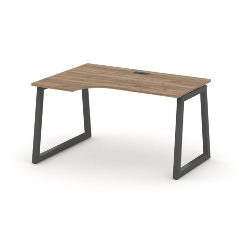 Style Project Стол рабочий эргоном. SN-5T1.SPA-022(L) Акация Лорка/Металл Антрацит/Заглушка Пластик фото 23