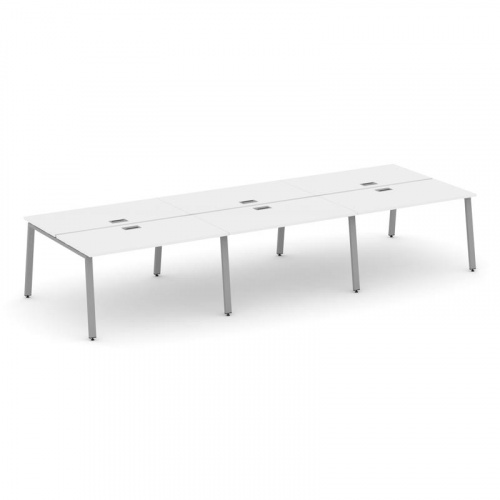 Style Project Рабочая станция 2-х сторон. SN-6A.DRS-073 Вяз Благородный/Металл Антрацит 4140*1432*75 фото 4