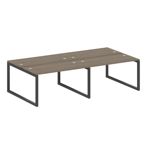 Бенч-система на 4 места на О-обр. м/к Metal System Quattro 50БО.СМ-4.3 фото 2 Бенч-система на 4 места на О-обр. м/к Metal System Quattro 50БО.СМ-4.3 фото 2