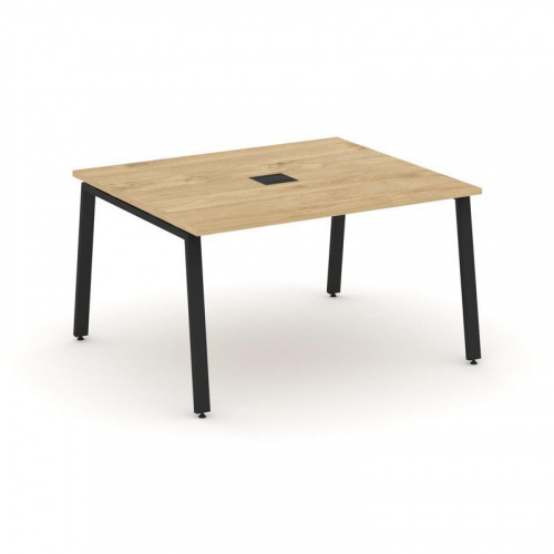 Style Project Стол переговорный SN-6A.SPRG-033 Акация Лорка/Металл Белый 1380*1180*750 фото 10