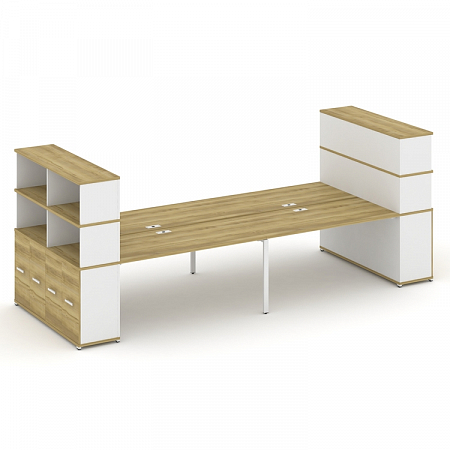 Бенч-система с опорными распашными шкафами Concept CN.DRS-276