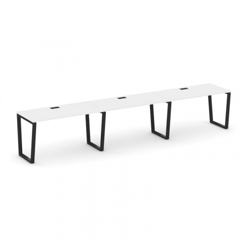 Style Project Рабочая станция 1 сторон. SN-6T2.ORS-034 Акация Лорка/Металл Антрацит/Заглушка Пластик фото 6