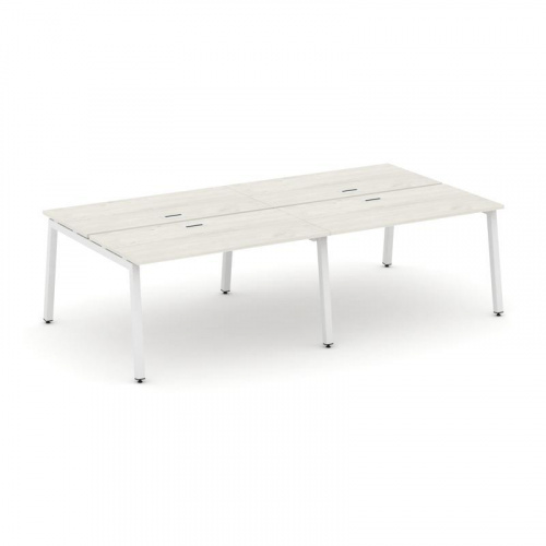Style Project Рабочая станция 2-х сторон. SN-5A.DRS-043 Дуб Наварра/Металл Белый 2760*1432*750 фото 28