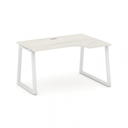 Style Project Стол рабочий эргоном. SN-6T1.SPA-021(R) Акация Лорка/Металл Антрацит/Заглушка Пластик фото 13