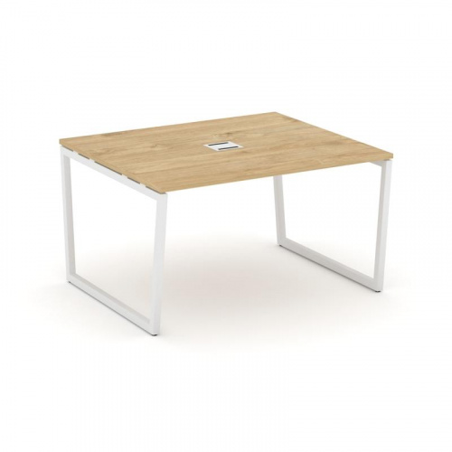 Style Project Стол переговорный SN-4T2.SPRG-034 Акация Лорка/Металл Антрацит/Заглушка Металл Антраци фото 3