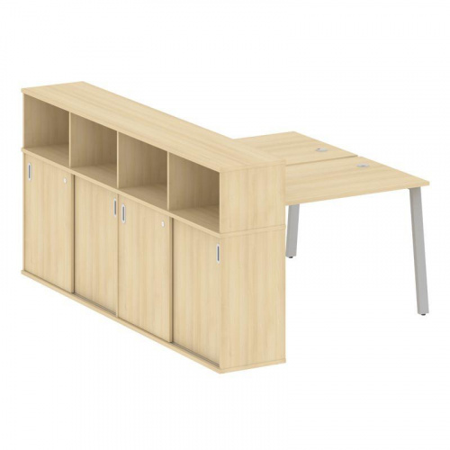 Бенч-система с шкафом-купе на А-обр. м/к Metal System БА.РС-СШК-4.2 фото 7