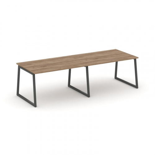 Style Project Стол переговорный SN-4T1.SPRG-013.3 Акация Лорка/Металл Антрацит 2760*980*750 фото 23