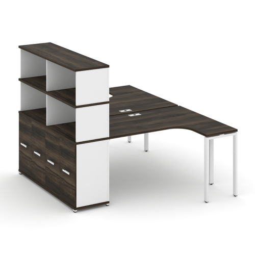 Бенч-система с опорным шкафом-купе с надставкой Concept CN.DSA-221 фото 10