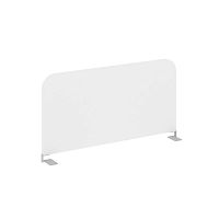 Настольный Экран боковой UNE.DEKRB-501.22 Белый Бриллиант/Металл Серый 700*18*497