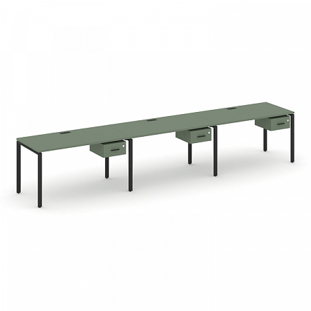 Бенч-система на 3 места с подвесными тумбами Concept CN.ORS-130