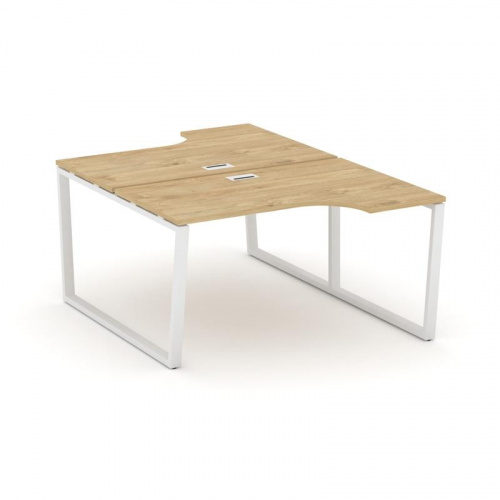 Style Project Рабочая станция эргоном. SN-6T2.DRPA-012 Акация Лорка/Металл Антрацит/Заглушка Пластик фото 3