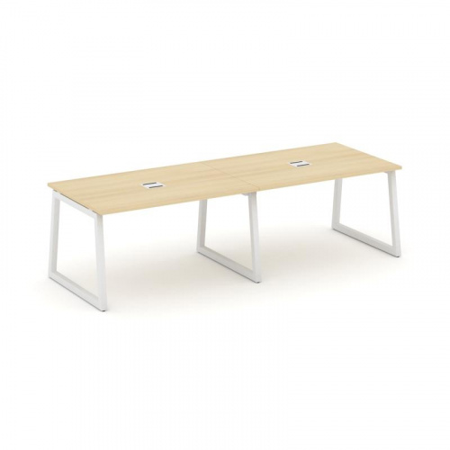 Style Project Стол переговорный SN-5T1.SPRG-014 Акация Лорка/Металл Антрацит/Заглушка Металл Антраци фото 22