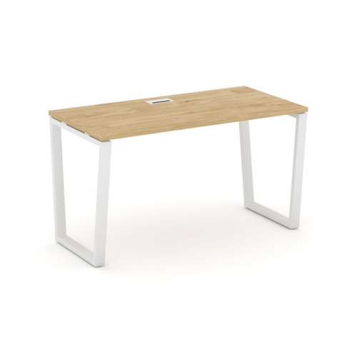 Style Project Стол письменный SN-6T2.SP-013 Акация Лорка/Металл Антрацит/Заглушка Пластик Черный 138 фото 3