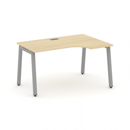 Style Project Стол рабочий эргоном. SN-5A.SPA-002(R) Дуб Табак/Металл Антрацит 1580*600/980*750 фото 3